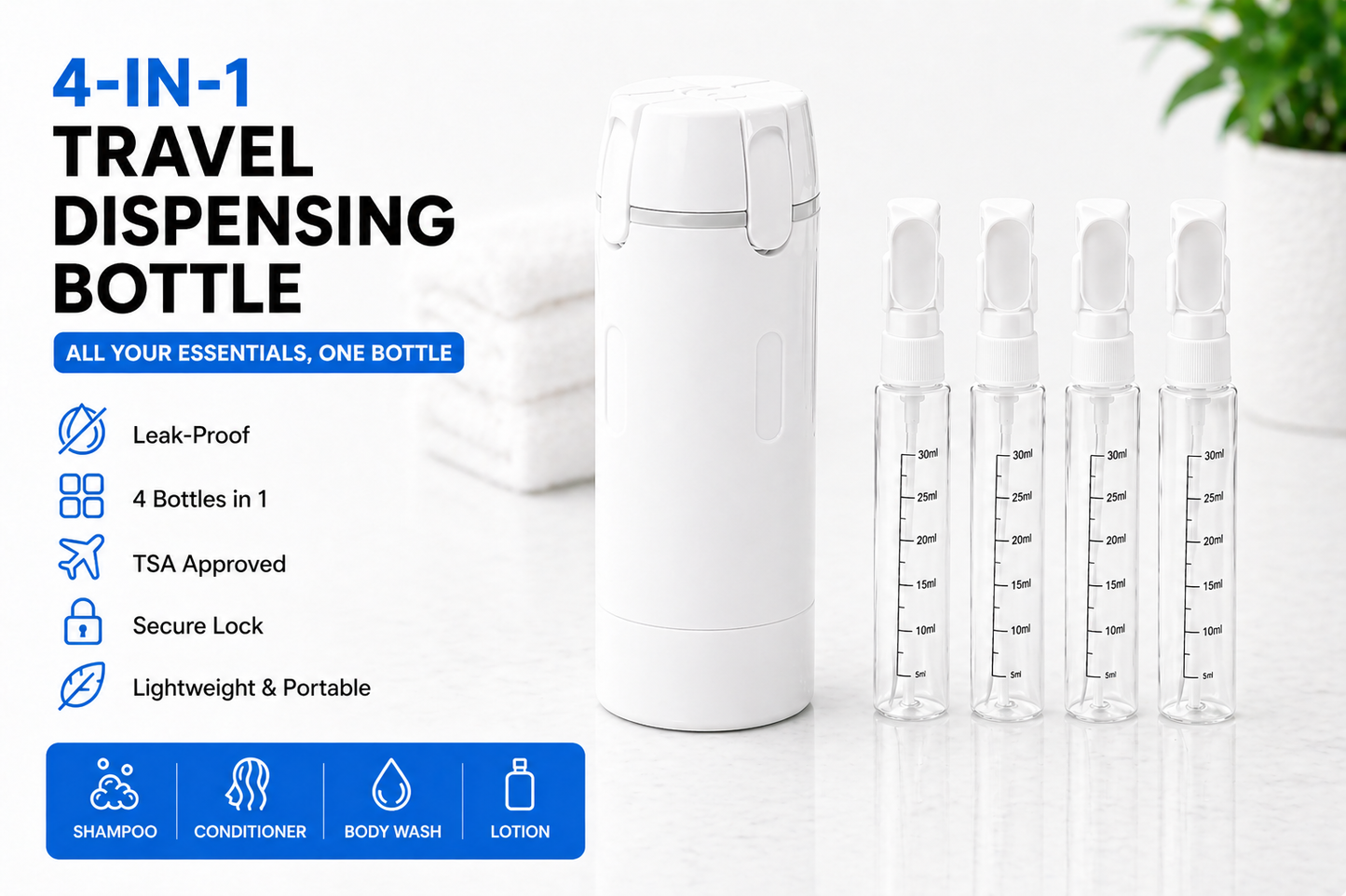 4-in-1 Bottle Dispenser